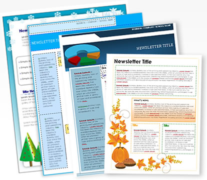 free printable newsletter templates