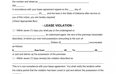 free printable promissory note alabama eviction notice to quit form x