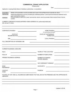 free printable promissory note commercial tenant application form x