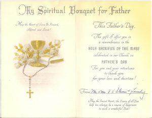 free printable sympathy cards undated spiritual bouquet card fr frank and family inside