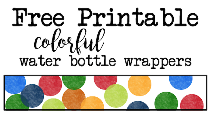 free printable water bottle labels for baby shower