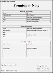 free promissory note template for personal loan promissory note template