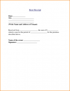 free rent receipt template how to write a receipt