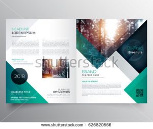 free report card template stock vector business bifold brochure or magazine cover design vector template
