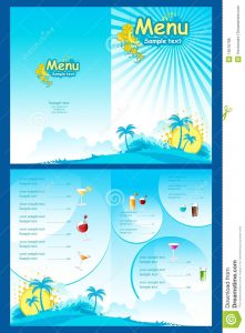 free restaurant menu template menu template