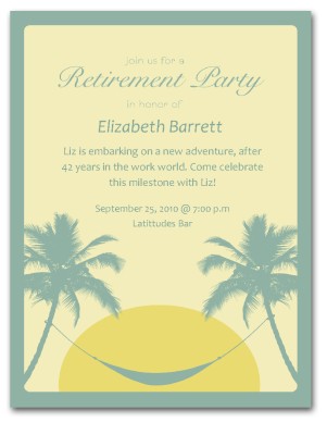 free retirement party invitation templates for word
