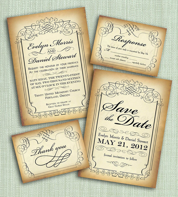 free rustic wedding invitation templates