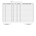 free sign up sheet template outlet breakage spoilage