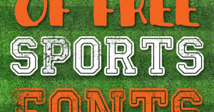 free sports fonts free sports fonts