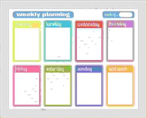 free weekly schedule template printable weekly calendars weekly planner x