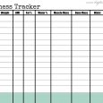 free work schedule template fitness tracker small