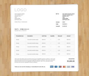 freelance graphic design contract wood invoice