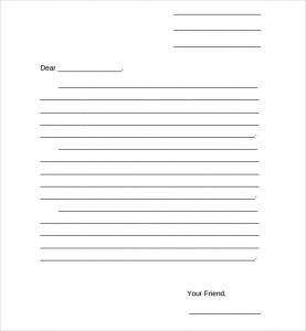 friendly letter greetings friendly letter format sample