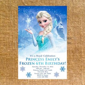 frozen birthday party invitations il fullxfull