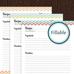 full page recipe template for word il fullxfull lxm