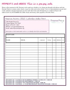 fundraiser order form template calendar fundraiser order form