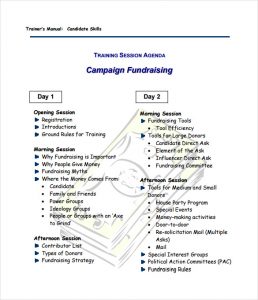 fundraising plan template campaign fundraising plan sample template free downloads