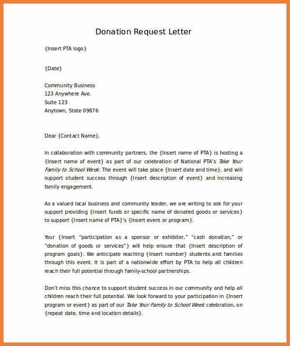 fundraising thank you letter