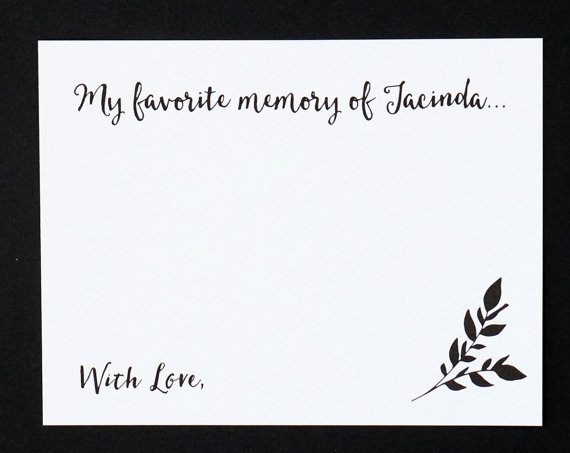 funeral card template