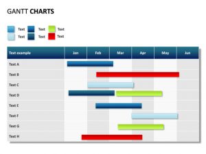 gantt chart powerpoint powerpoint slide gantt chart months rows ssp pl