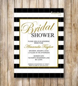 gender reveal invitation template black and white stripes bridal shower invitation coco chanel inspired invite hens party bachelorette party diy printable digital