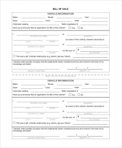 general bill of sale form general bill of sale form for vehicle