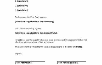 general partnership agreement template simple contract template
