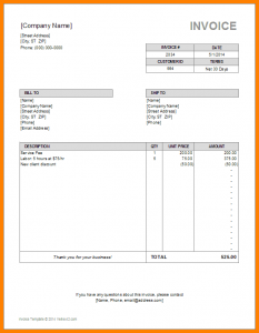 general power of attorney template invoice bill format in excel billing invoice template