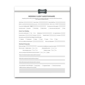 generic bill of sale for car wedding photography contract template