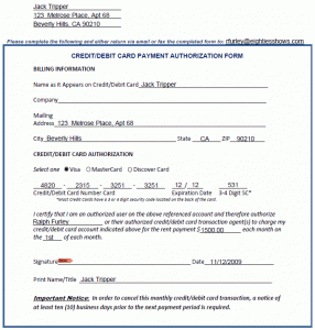 generic credit application credit check authorization form