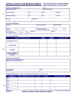 generic job application pdf job application forms employment application form job application forms