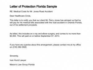 generic medical release form letter of protection inside letter of protection sample