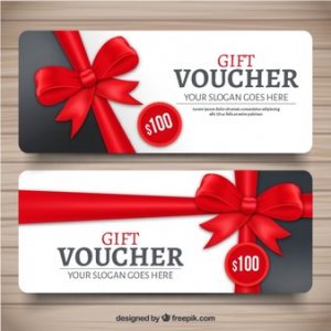 gift card envelope template realistic gift voucher with red decorative bow