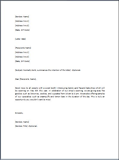 gift letter template