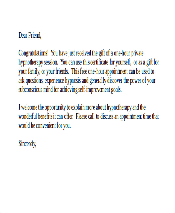 gift letter template