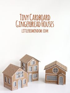 gingerbread house templates cardboard gingerbread houses littleredwindow