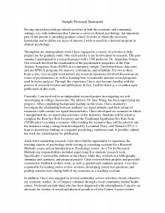 grad school personal statement sample personal statement for graduate school template crdlpkk