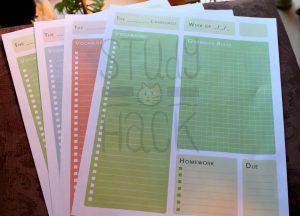 grade sheet template language planner