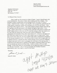graduate school letter of intent sample letter of intent