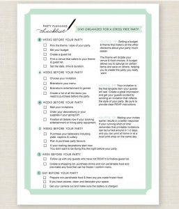 graduation party checklist graduation party planning checklist