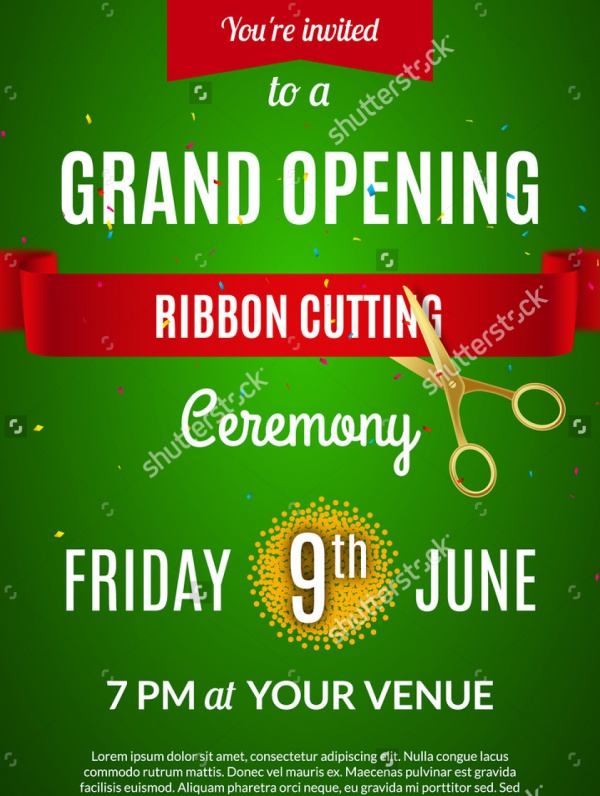 grand opening flyer