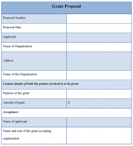 grant proposal template grantproposaltemplate