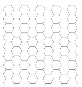 graph paper template pdf hexagon graph paper download