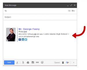 great email signatures compose email