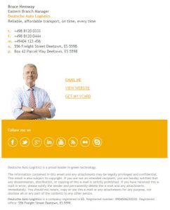 great email signatures mms email signature template bruce hemway