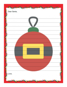 grocery list template word letter to santa with lines