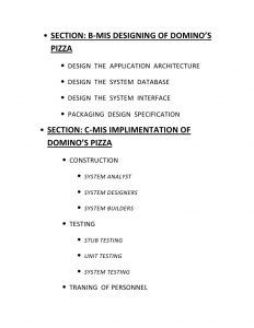 guided notes template final presentation on dominos pizza