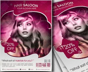 hair salon flyers free beauty salon flyer psd