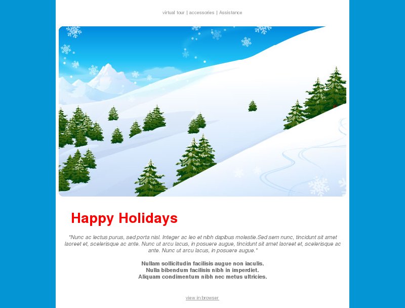 happy holidays emails