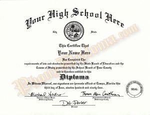 high school diploma template fake high school diploma design